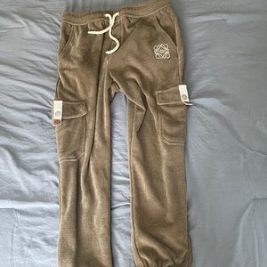 Loewe mens olive cargo pants